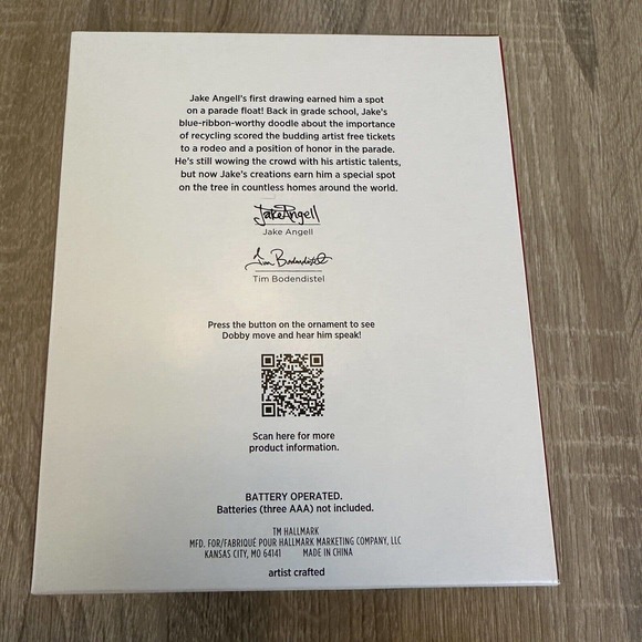 2023 Hallmark DOBBY The House Elf Harry Potter Magic Sound Ornament *NIB* - Picture 2 of 5